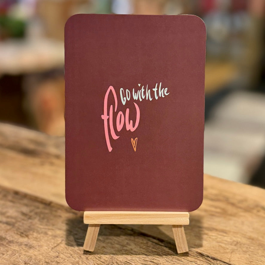 Go With The Flow | Genade & Loslaten | A6 kaart