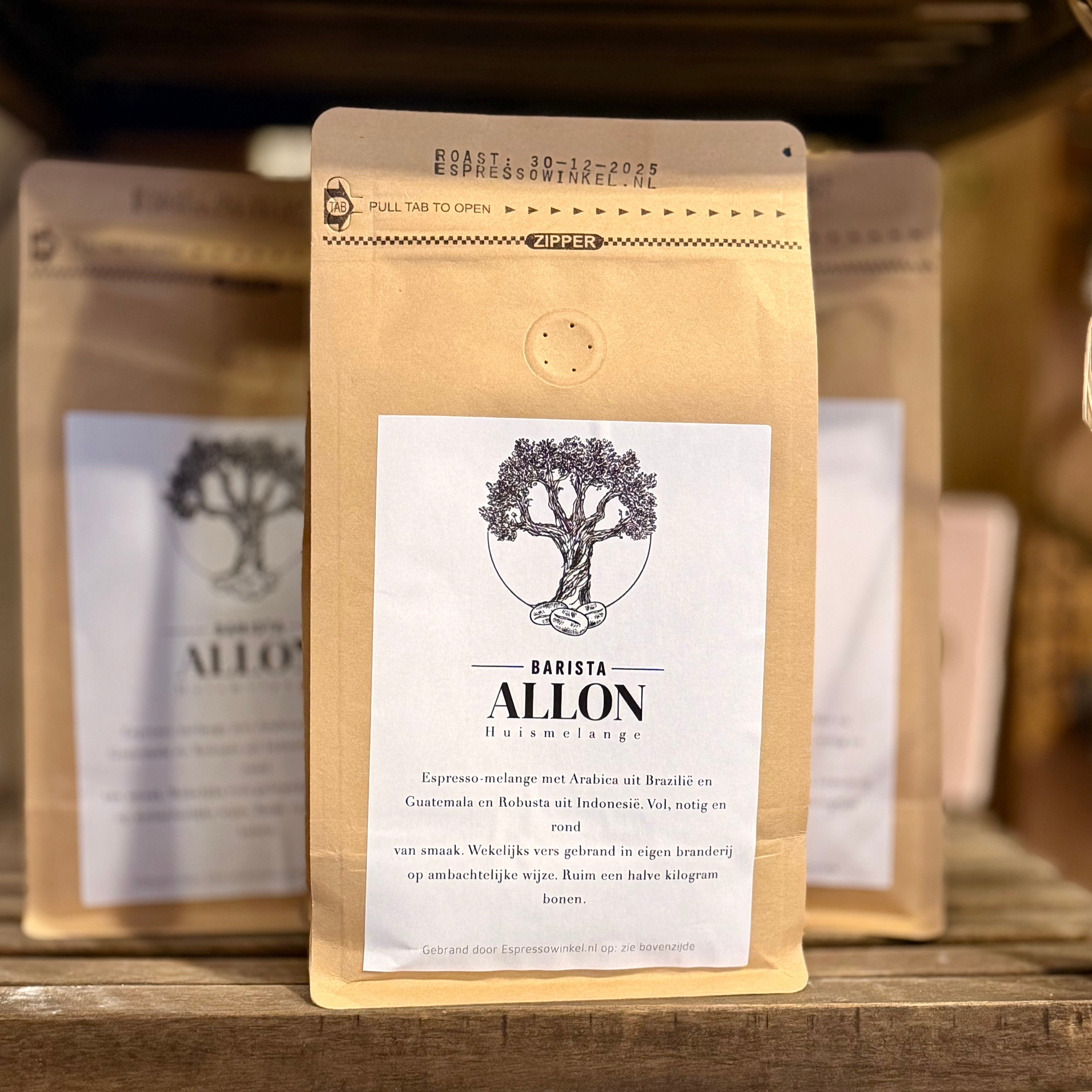 De Barista Allon Koffiebonen | 1000 of 500 gram