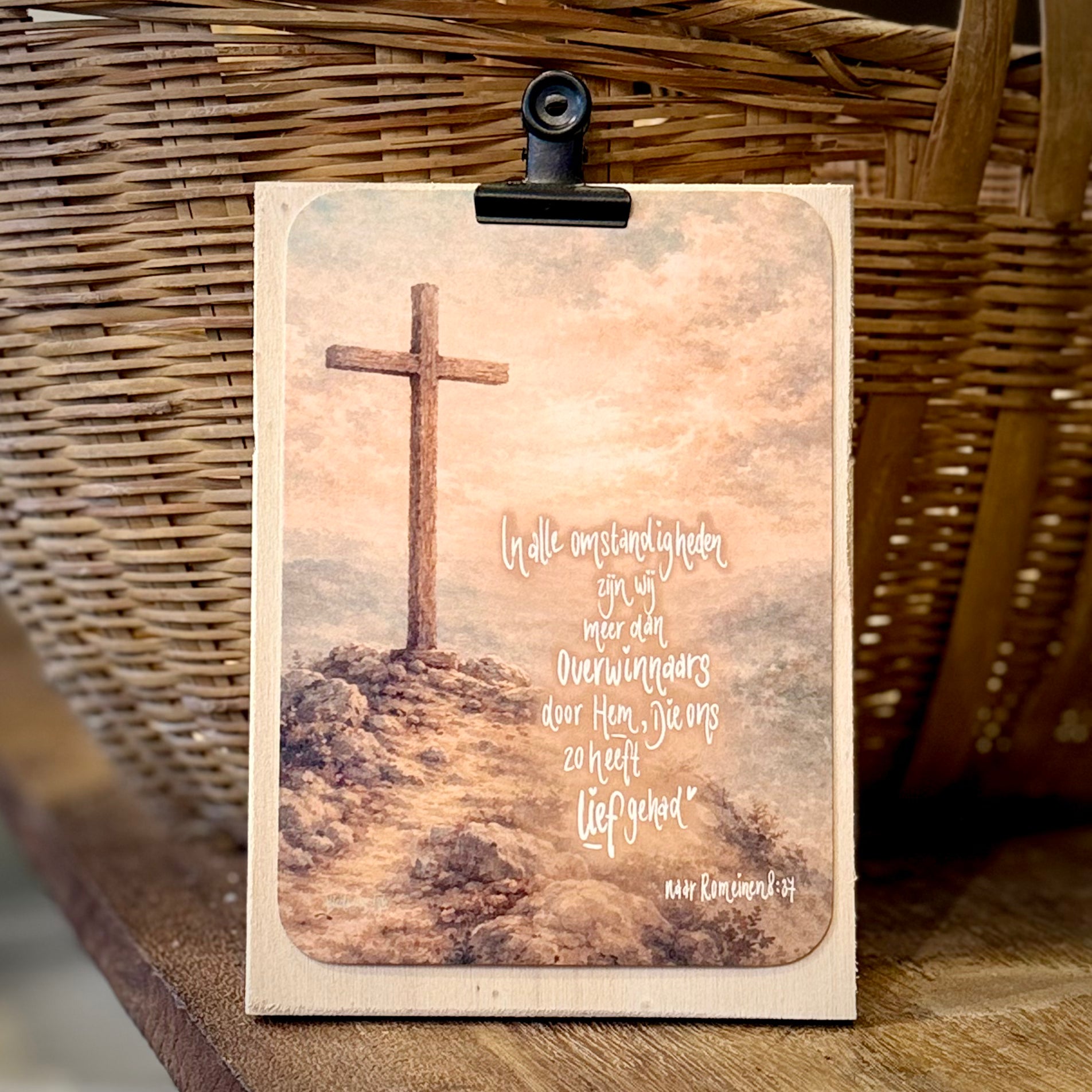 Romeinen 8:37 | Meer Dan Overwinnaars | A6 kaart