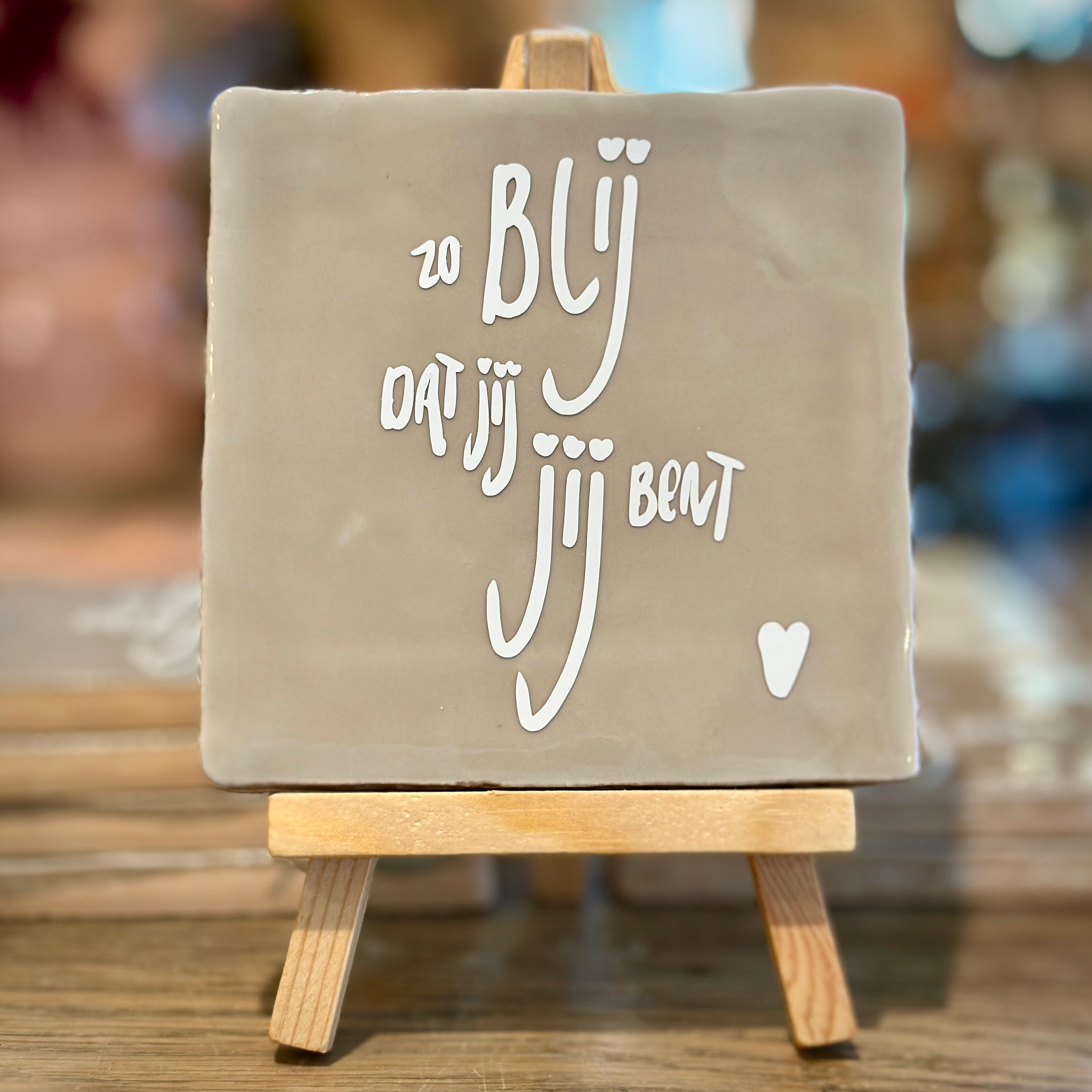 Zo Blij Dat Jij Jij bent | Tegeltje Maat S