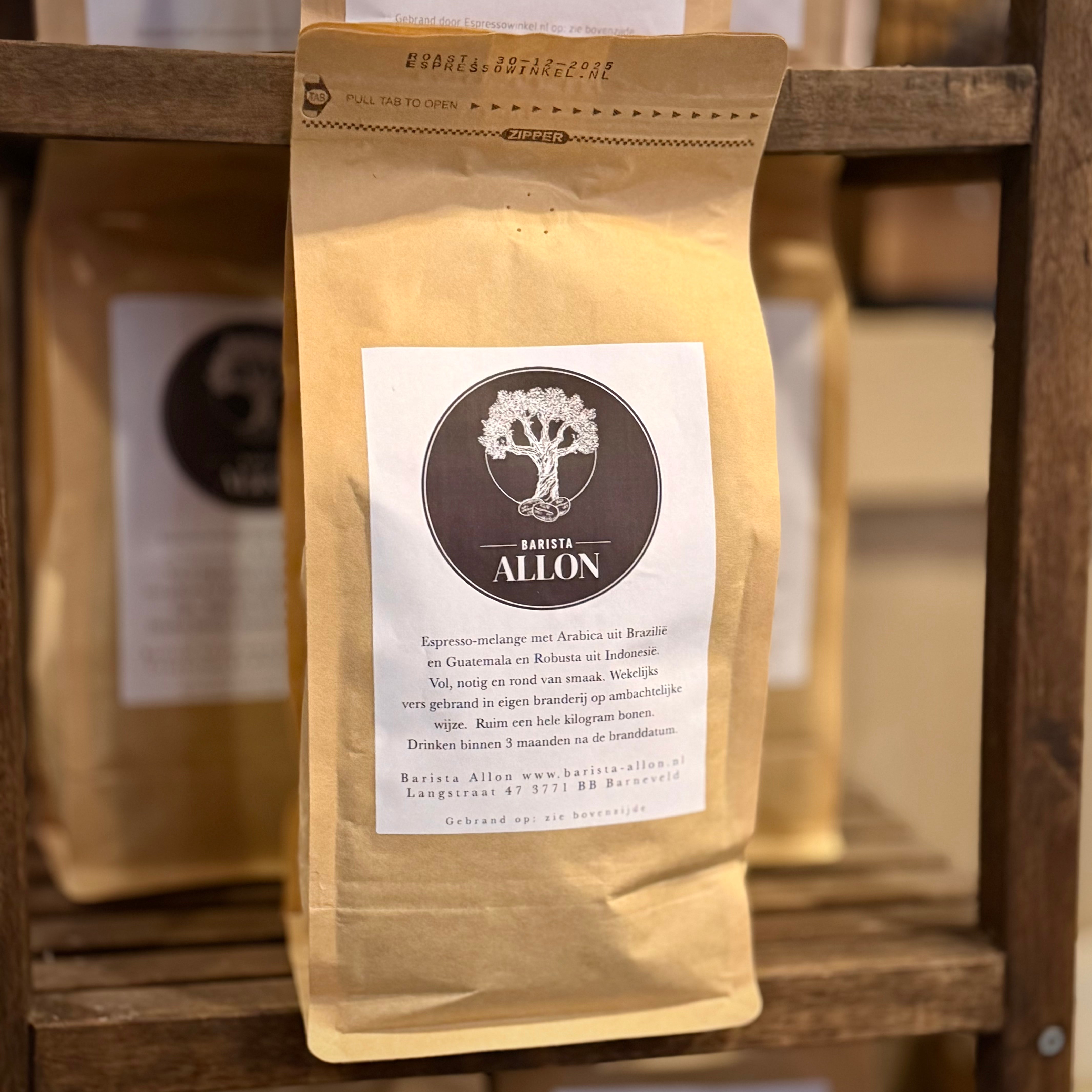 De Barista Allon Koffiebonen | 1000 of 500 gram