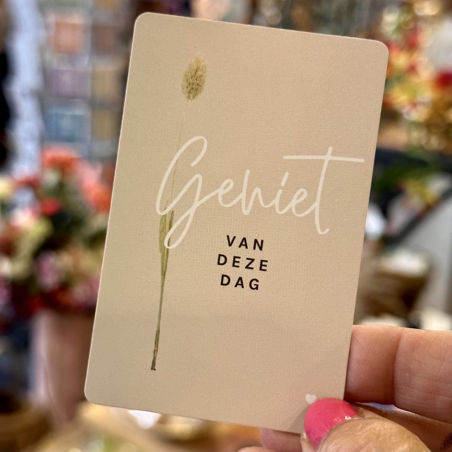 Geniet van deze dag | Minikaartje