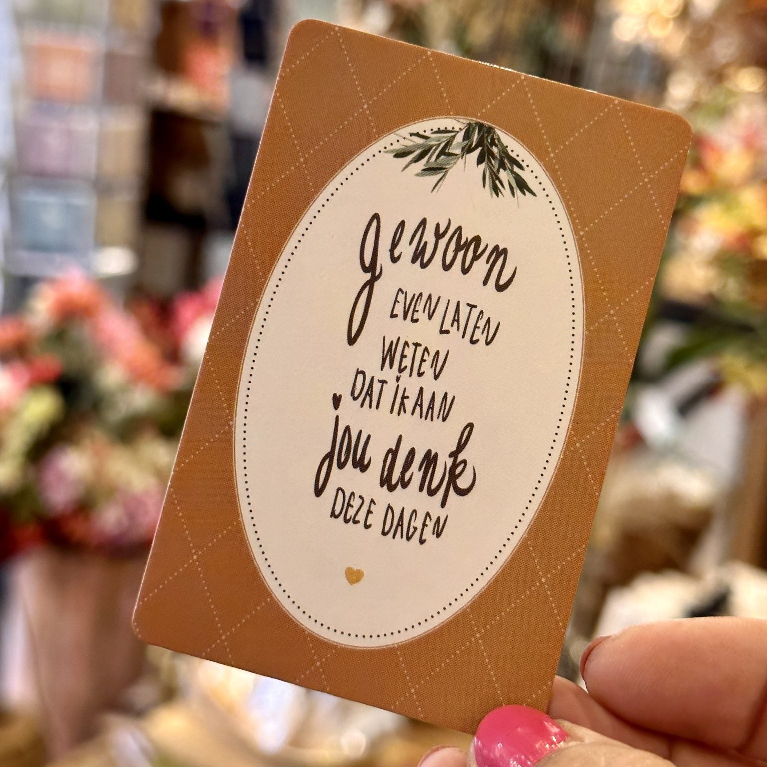 Gewoon even laten weten | Minikaartje