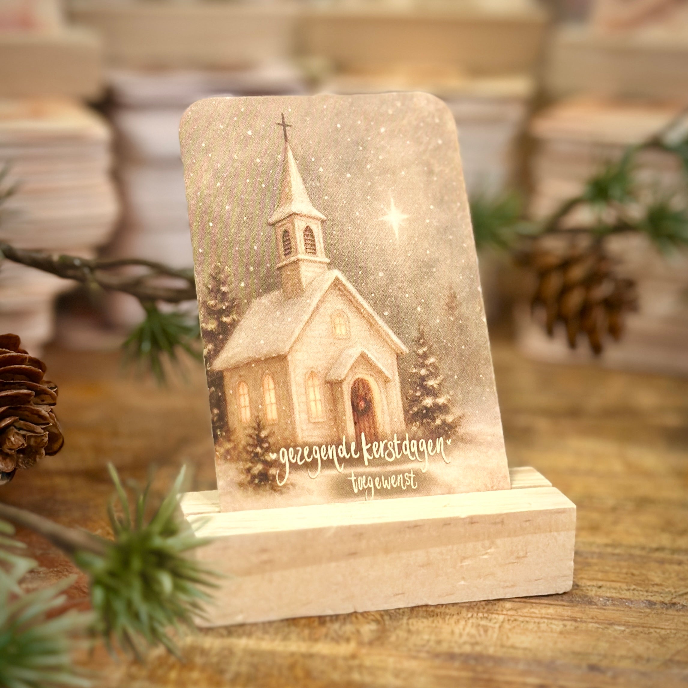 Gezegende Kerstdagen | Minikaartje