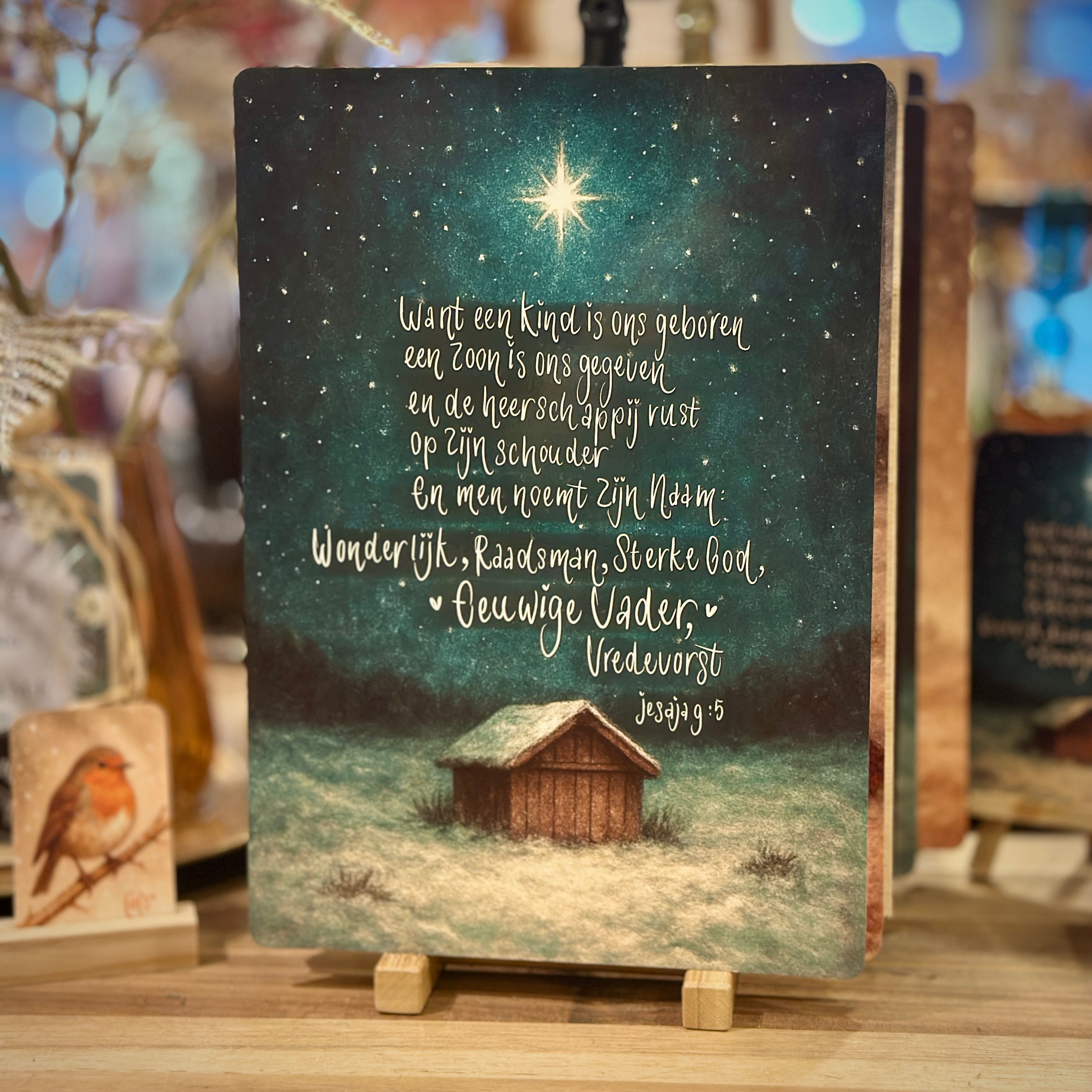 Want Een Kind Is Ons Geboren | A4 Poster