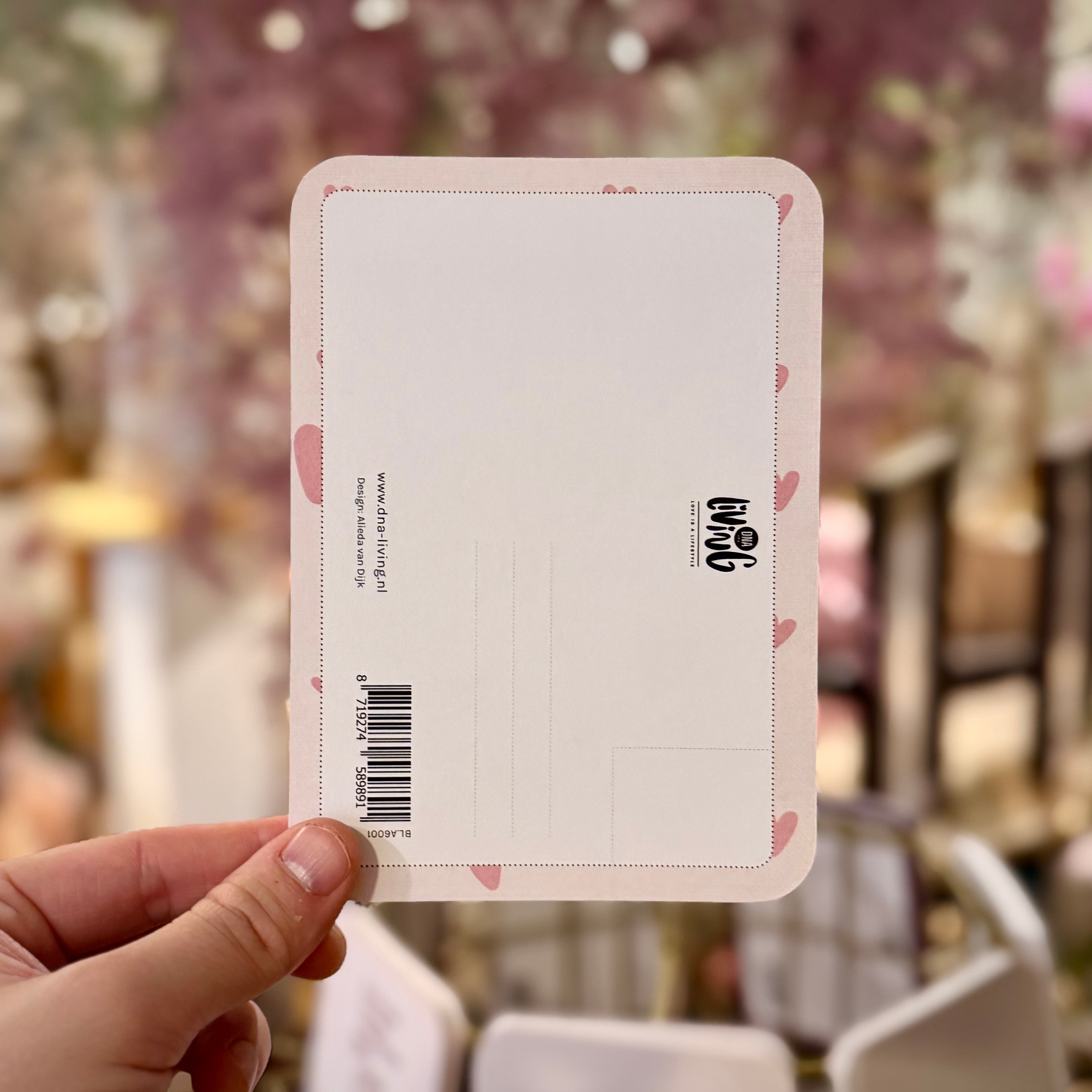 Heel veel hartjes | Creme | A6 kaart