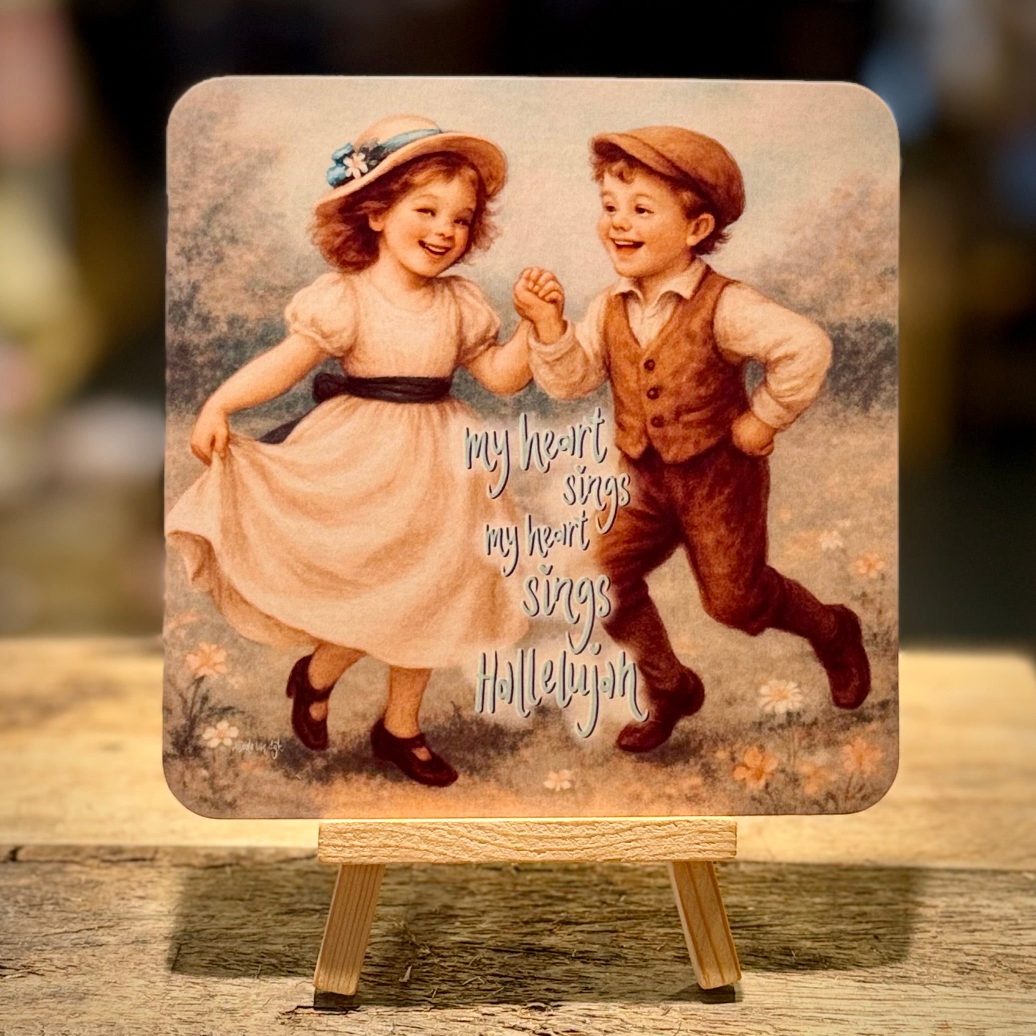 My Heart Sings Hallelujah | Square Card