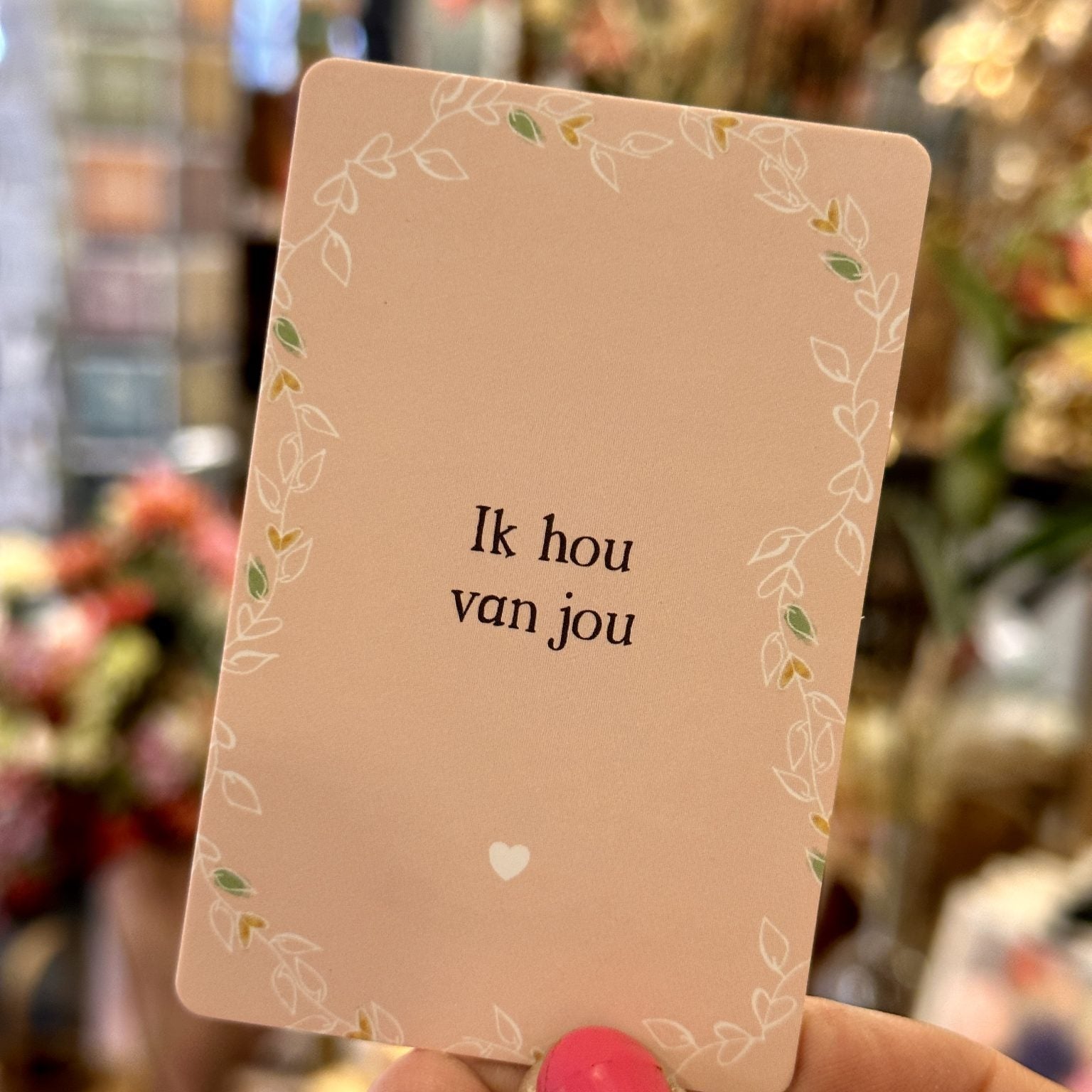 Ik hou van jou | Minikaartje