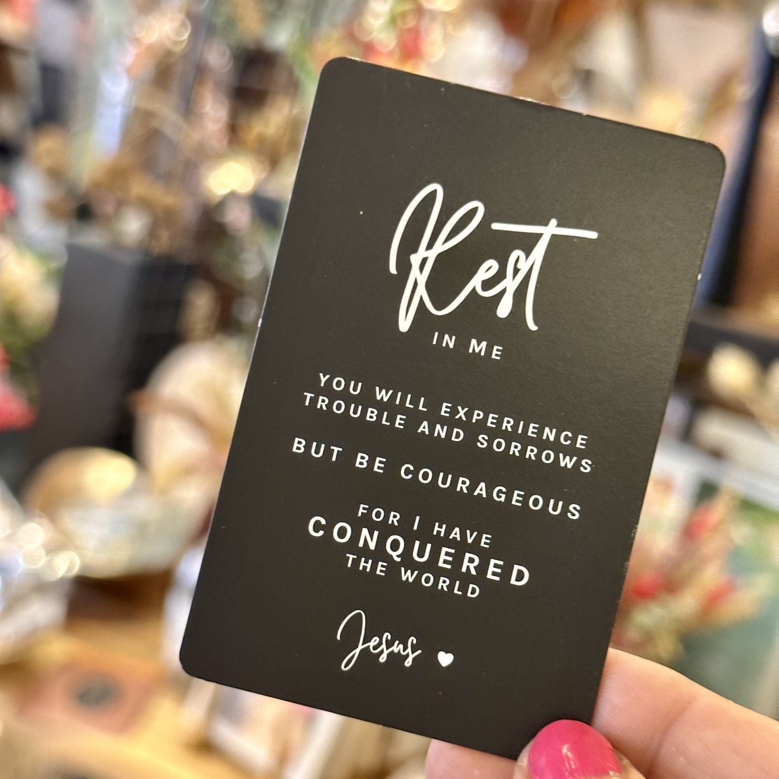 Rest in me | Minikaartje