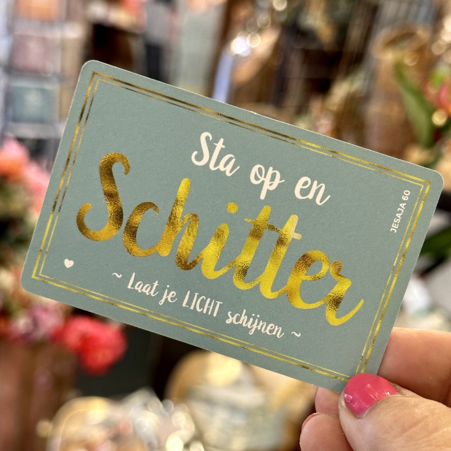 Sta op en schitter | Minikaartje