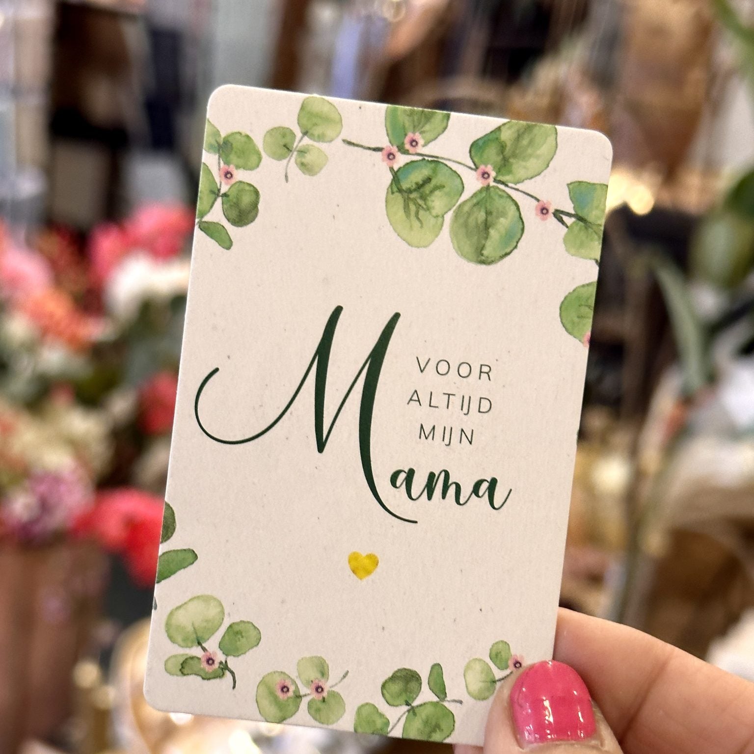 Voor altijd mijn mama | Minikaartje