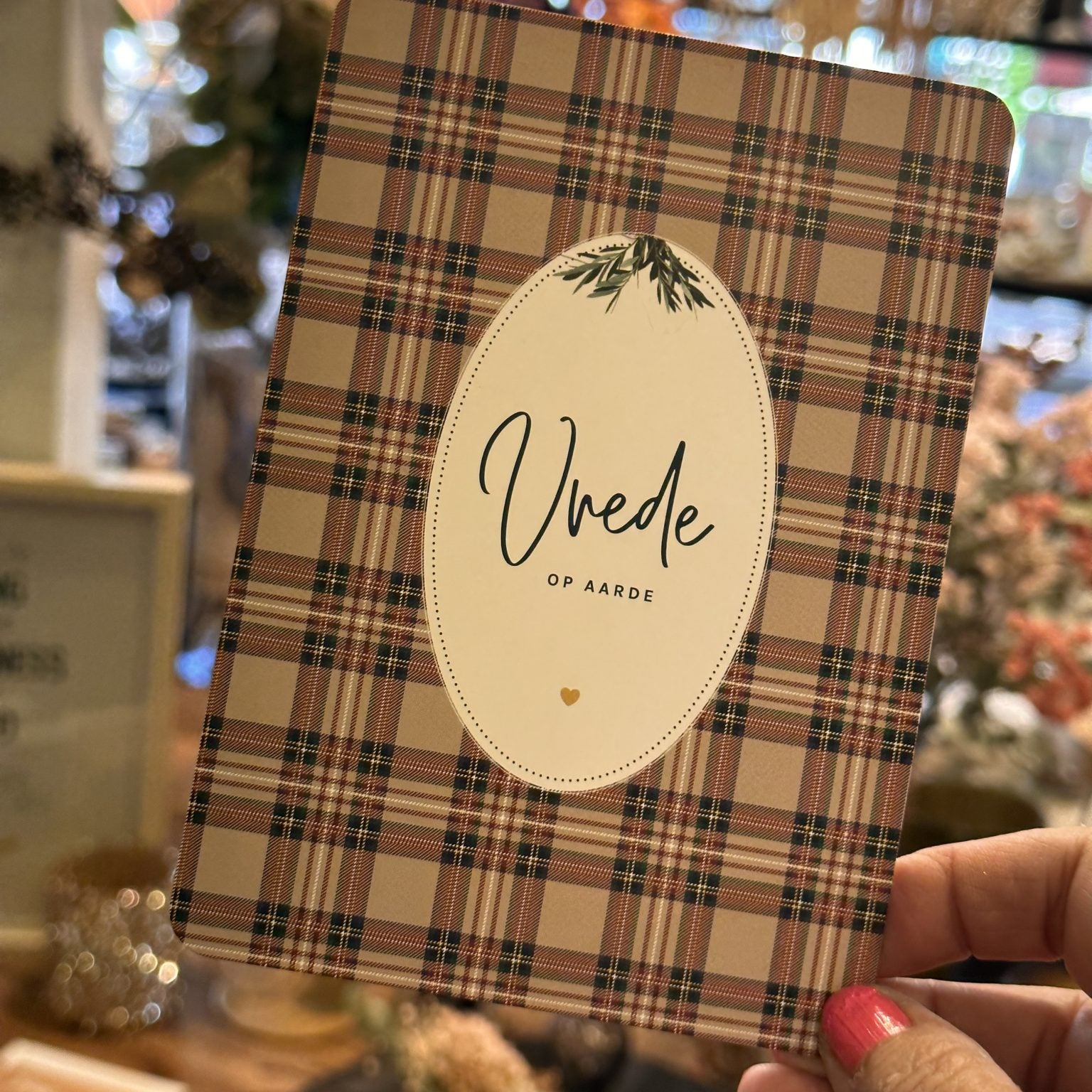 Vrede op aarde | (Interieur) kaart A5