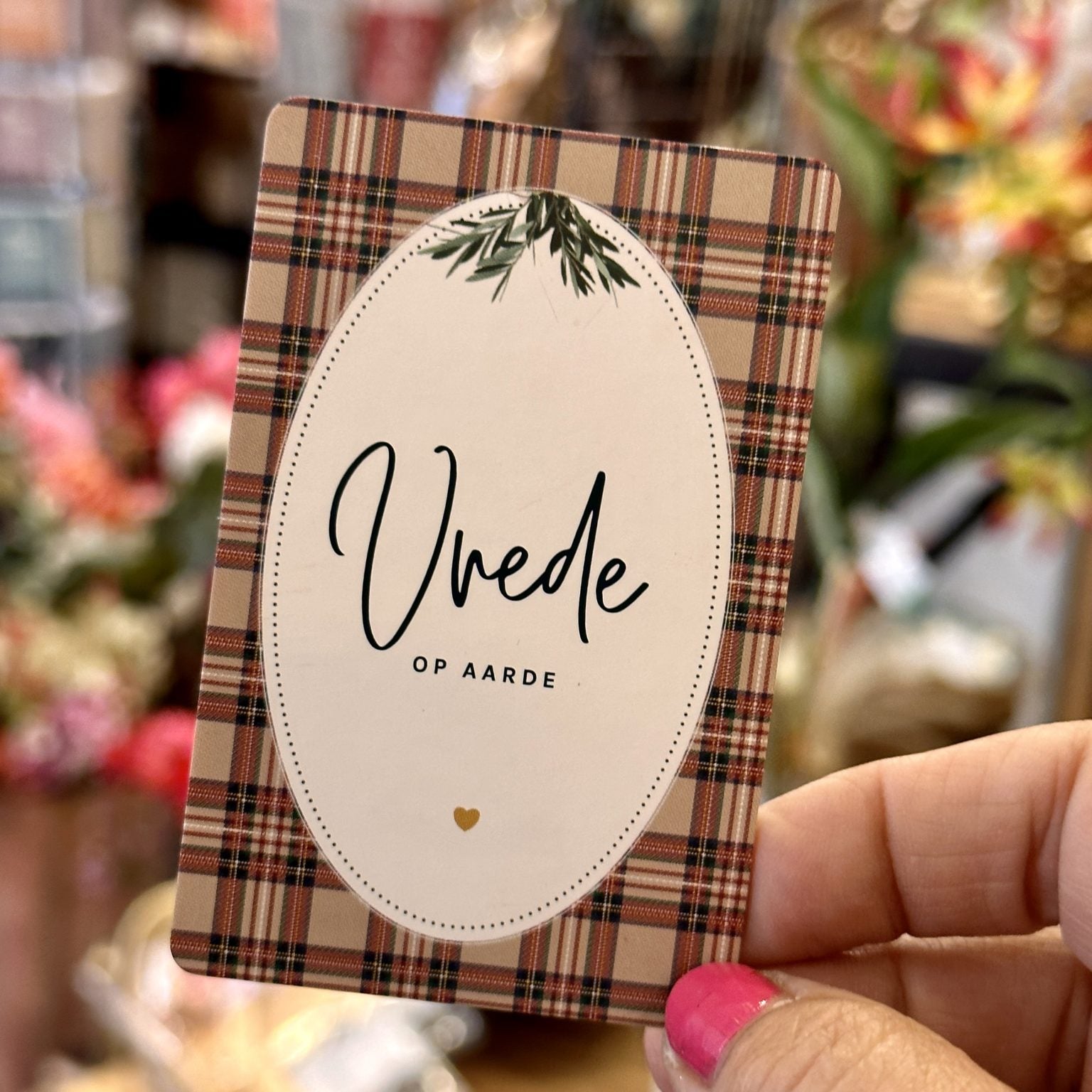 Vrede op aarde | Minikaartje