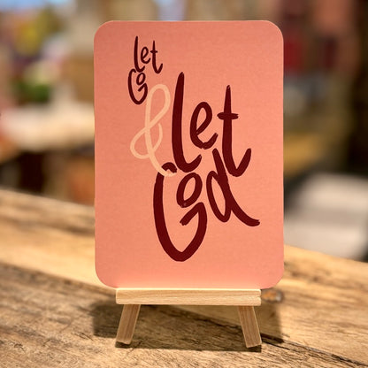Let Go & Let God | Genade & Loslaten | A6 kaart