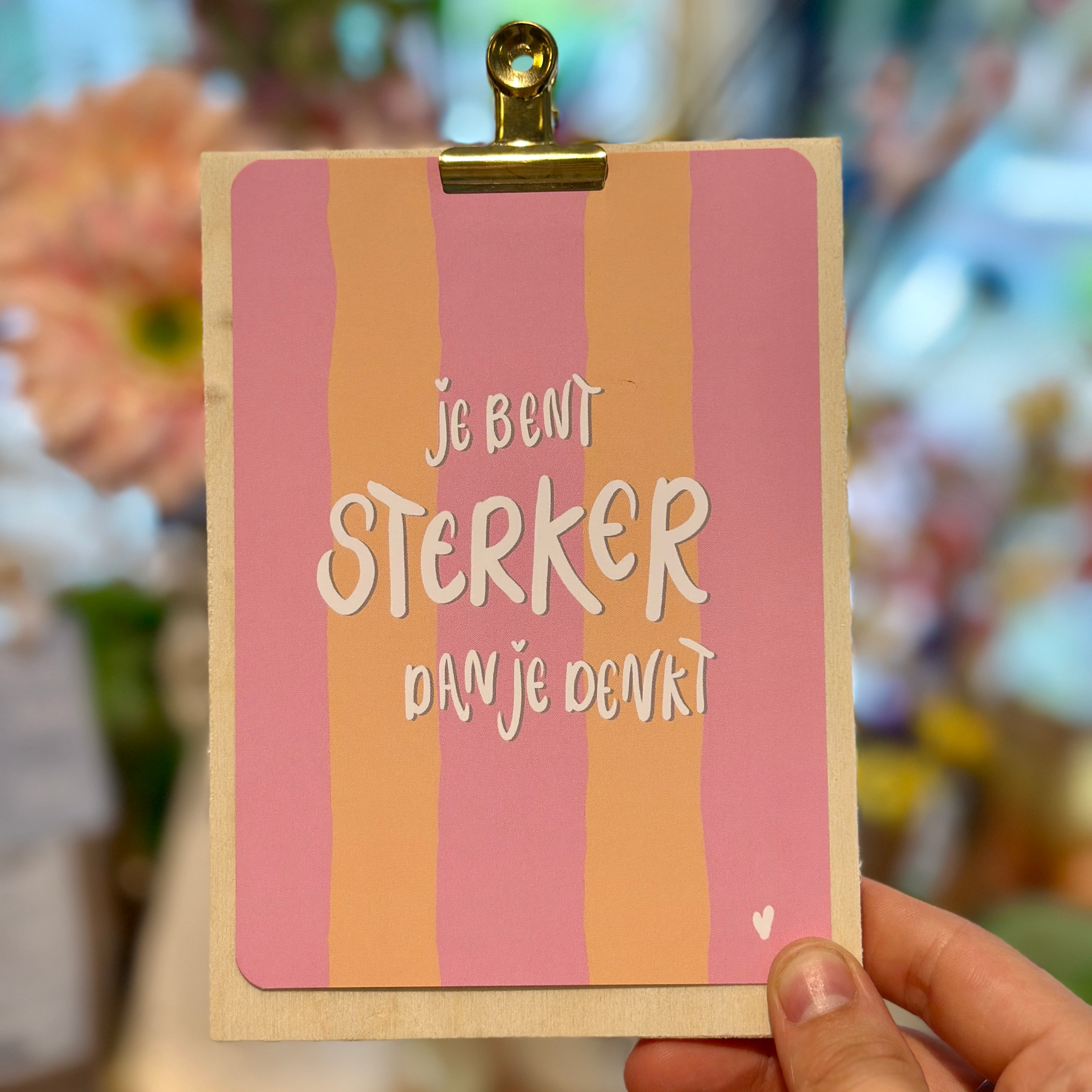 Je Bent Sterker Dan Je Denkt | (Interieur)kaart A6