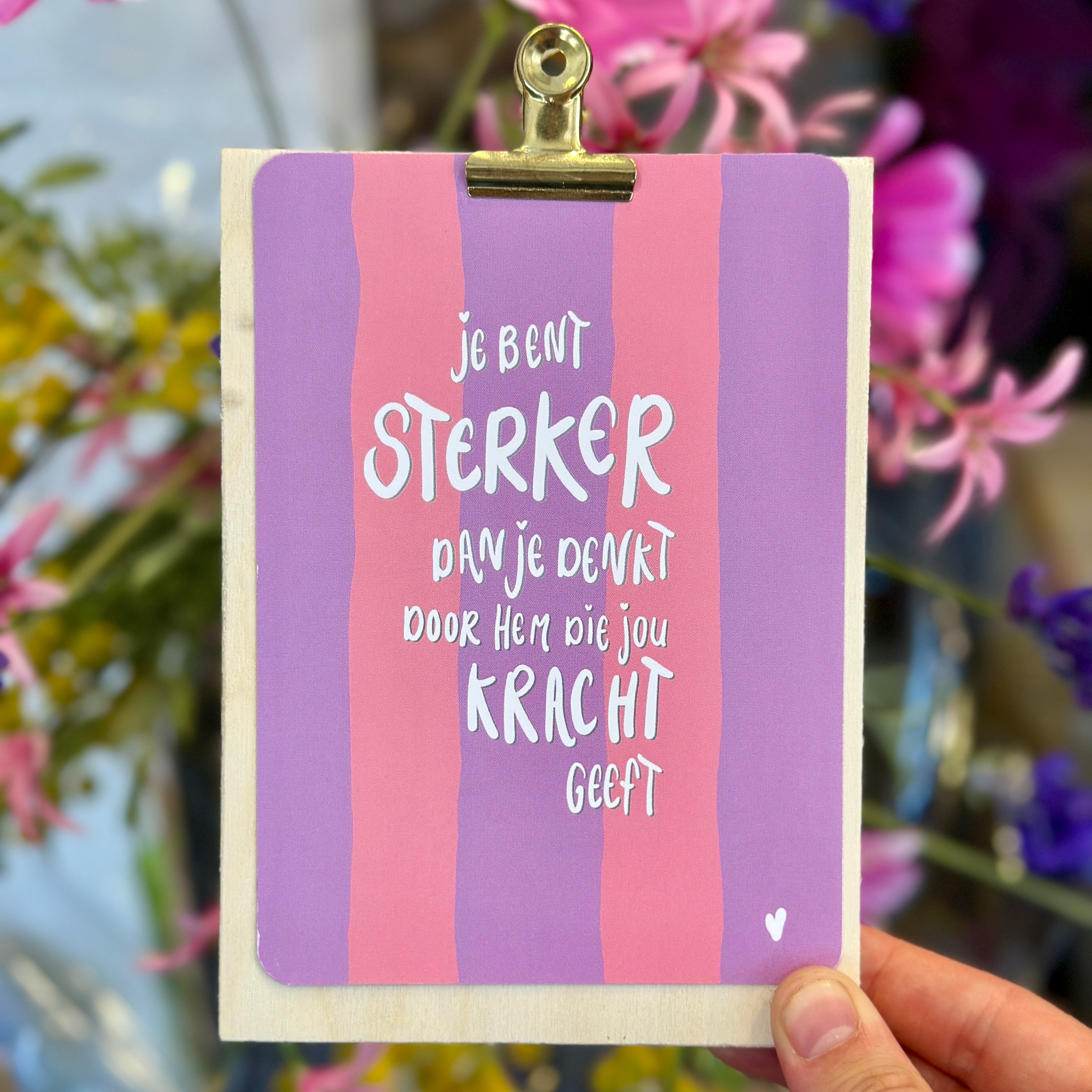 Door Hem die Jou Kracht Geeft | (Interieur)kaart A6
