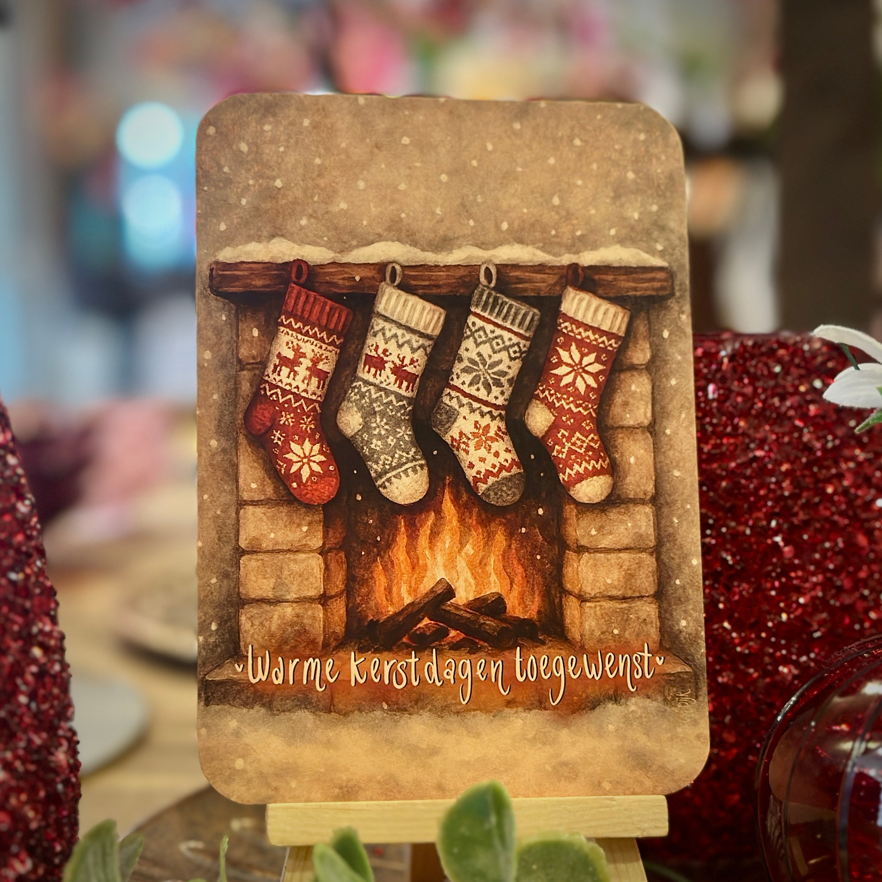 Warme Kerstdagen | (Interieur)kaart A6