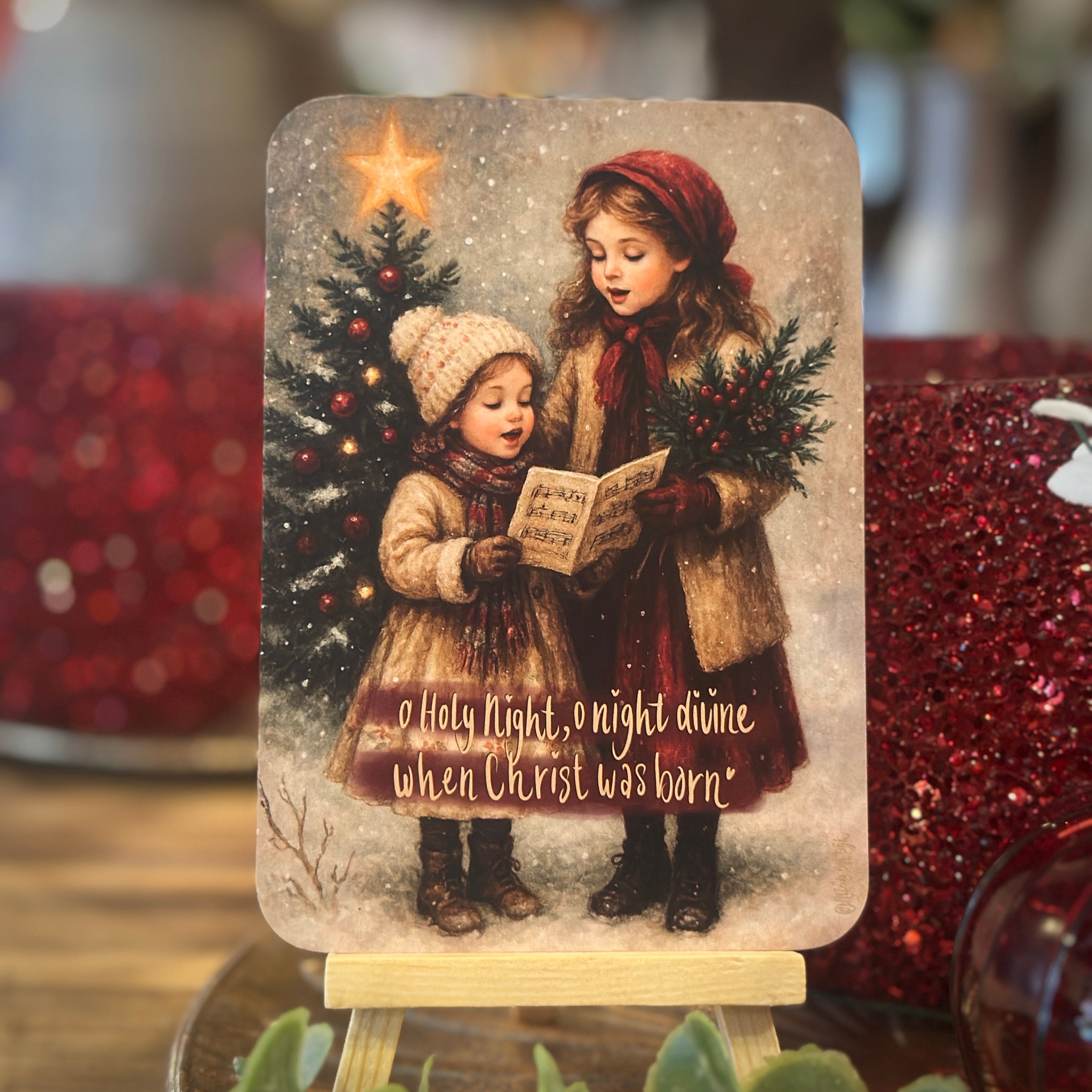 O Holy Night | (Interieur)kaart A6