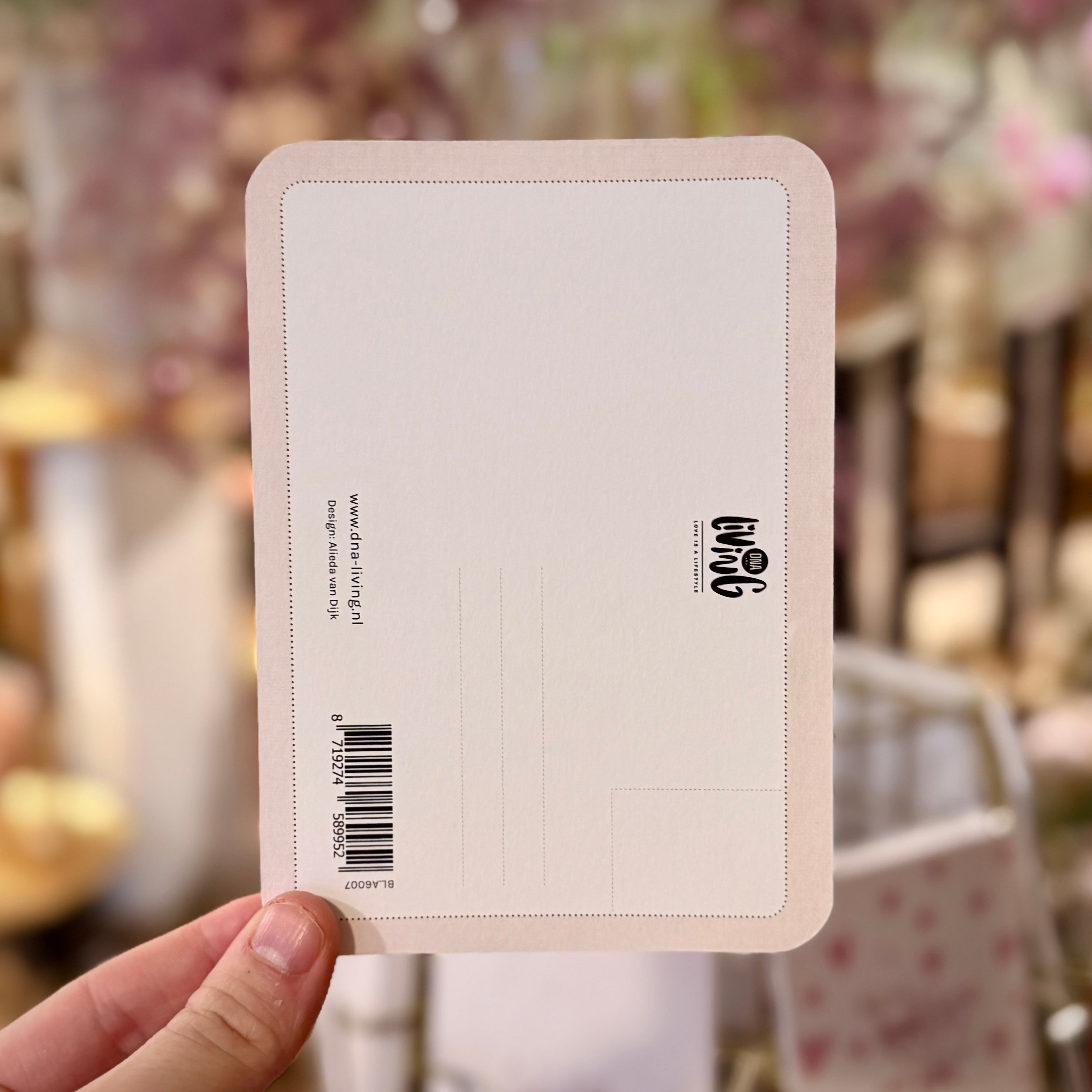 God is Liefde | 1 Johannes 4:16 | A6 kaart