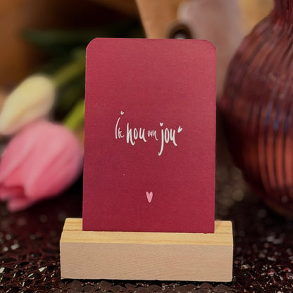 Ik hou van jou | Minikaartje