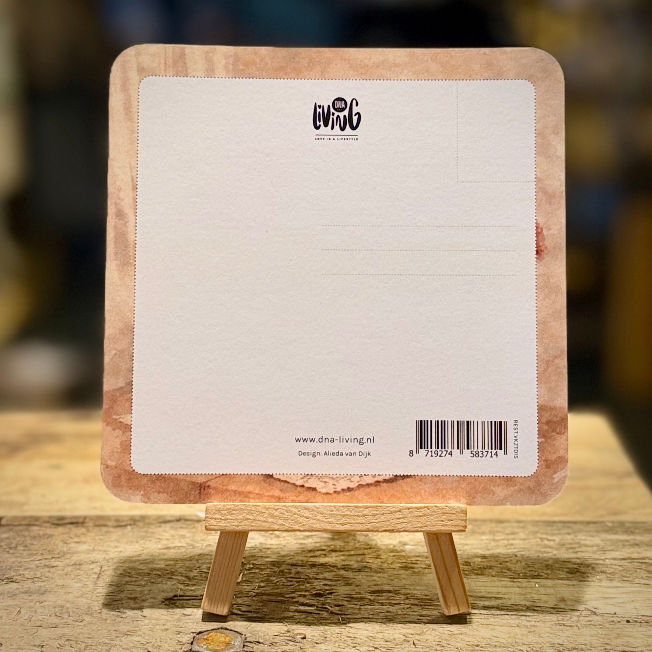 Omdat Jij Het Zo Waard Bent | Blanco | Vierkante Kaart