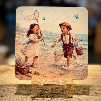 Door Uw Wil Te Doen | Blanco | Vierkante Kaart