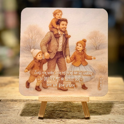 Zoals Een Vader Zich Ontfermt | Vierkante Kaart