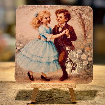 I Will Sing Of The Goodness | Square Card