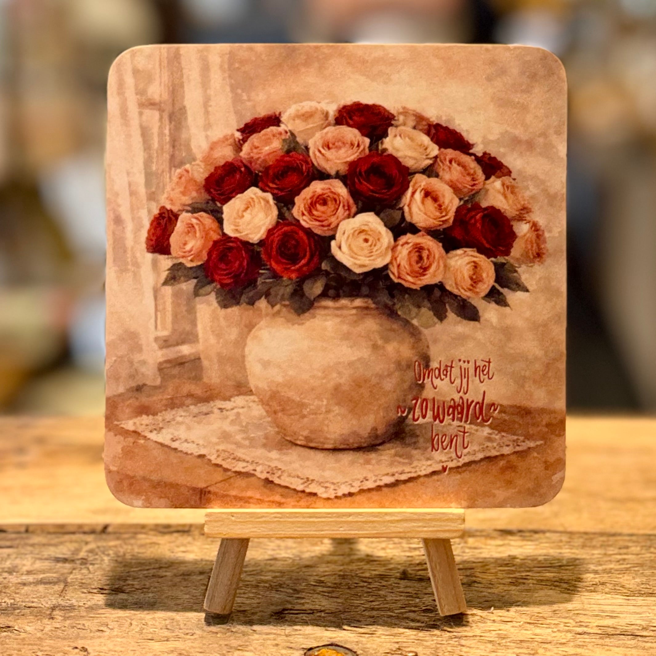 Omdat Jij Het Zo Waard Bent | Vierkante Kaart