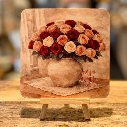 Omdat Jij Het Zo Waard Bent | Vierkante Kaart